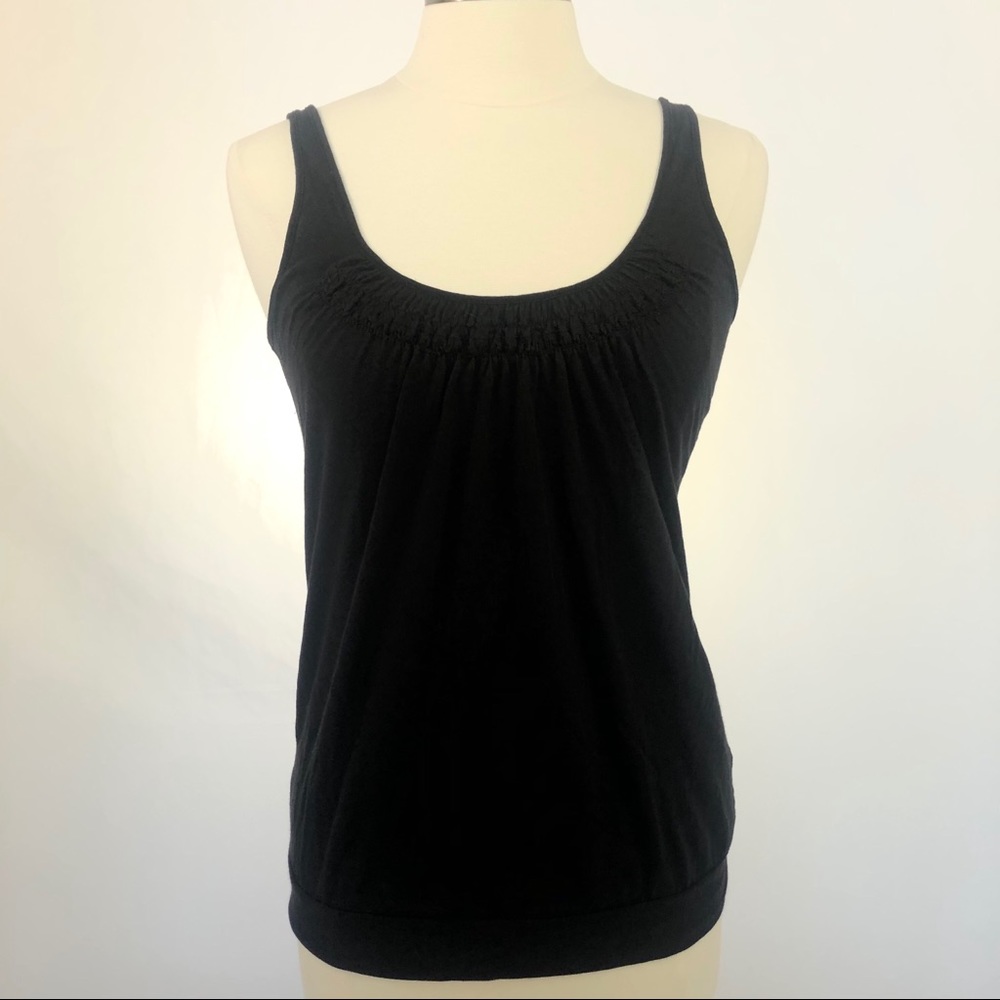 COPY - American Eagle Outfitters Black Smocked Tank Top M
